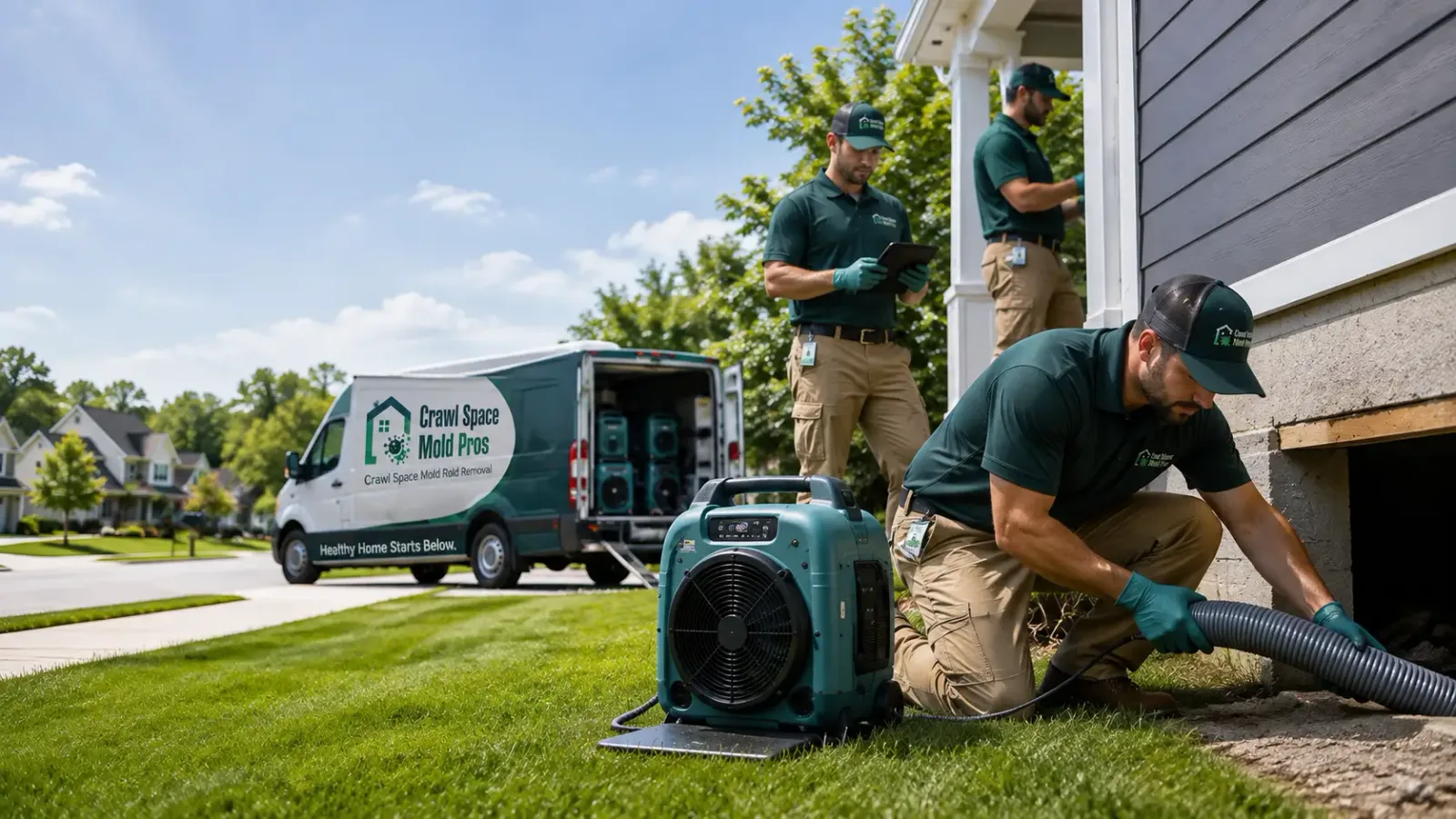 Crawl Space Mold Removal in Sabula, IA